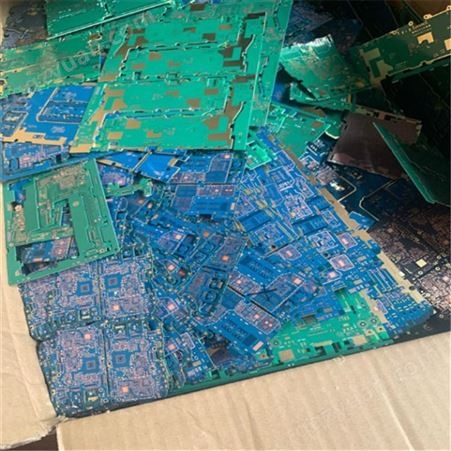 上海回收镀金板电路板PCB板 集成芯片回收 废弃电子料处理回收基地