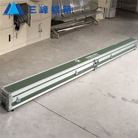 加长加固军绿色包装箱订制 5米铝合金箱生产厂家 加固设备箱生产 找陕西三峰