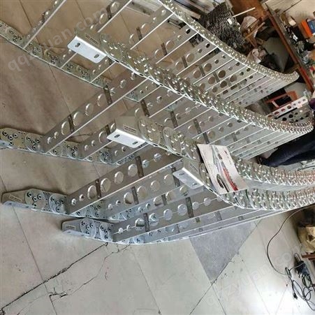 CYMA沧一车床钢制拖链 钻机设备专用钢铝拖链 桥式钢制拖链