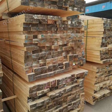 呈果木业建筑方木价格一览表 5x9白松建筑方木厂家报价销售
