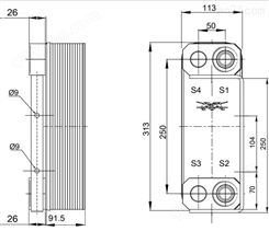 Alfa Laval DOC30-34H-F钎焊板式换热器