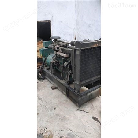 发电机组回收公司 广州市越秀区二手柴油发电机回收价格表  旧发电机回收