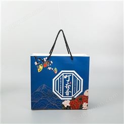 批发牛皮纸袋定做 日式便当外卖打包袋 彩色手提袋定制logo