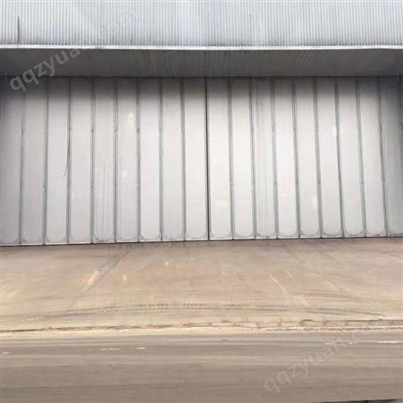 龙翔门业 工业多扇门 彩钢板多扇门 样式美观