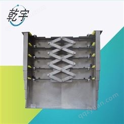 乾宇机床钣金 带拉筋的钢板防护罩价格 机床护罩出图