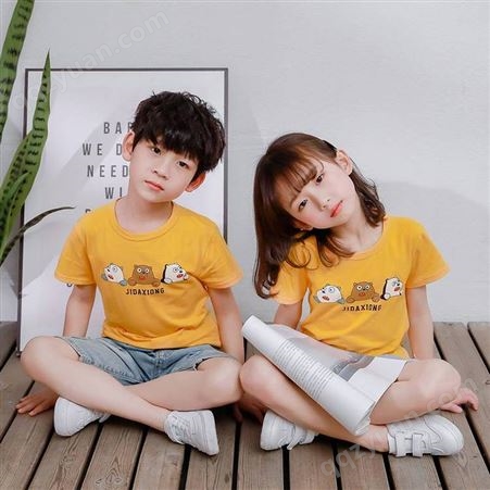青海玉树外贸尾货中小童夏季T恤韩版儿童运动短袖上衣义乌童装13元