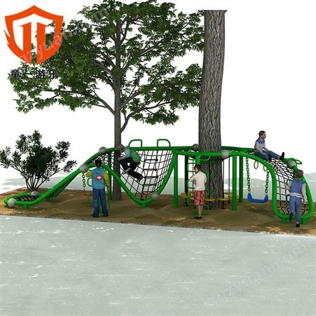 定制室外拓展 木质攀爬 儿童游乐设备 游乐设备 组合滑梯生产厂家