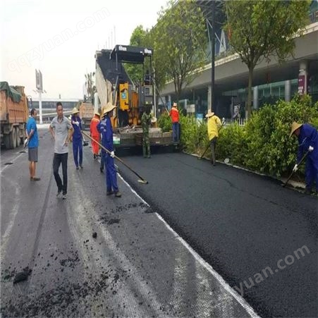 长沙路安 长沙县工业园铺沥青路面 公园铺彩色沥青路施工案例