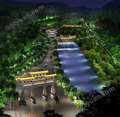甘泉美水泉景区照明规划：用光影触摸历史