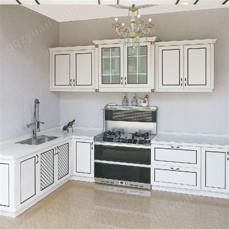 百和美全铝橱柜 开放式厨房吊柜 铝合金橱柜 家具定制
