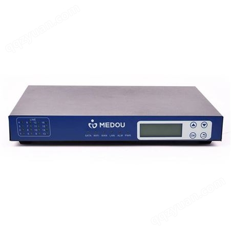 铭道（MEDOU）嵌入式电话录音仪16路独立式电话录音WEB管理APP断电保护功能