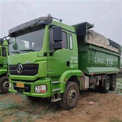 联翼汽贸  出售 二手国五陕汽德龙工程自卸车 5米8后八轮自卸车 绿色环保型工程货车