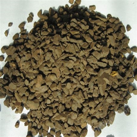 食品级锰砂滤料地下水祛黄水产养殖用锰砂的常用规格