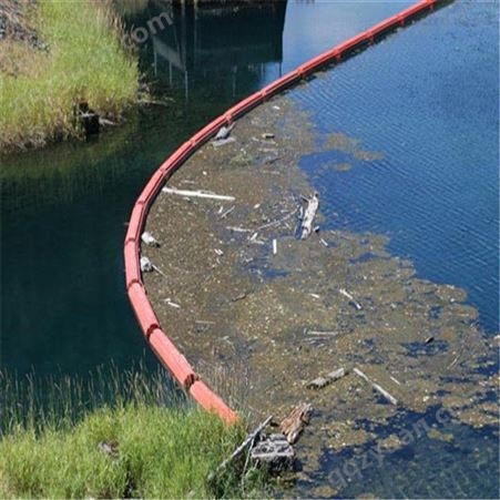河道水面水草杂物垃圾拦截聚乙烯材质直径2001000拦污浮排天蔚