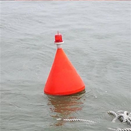 天蔚锥形塑料内河浅滩区域警戒标志直径700900警示浮标