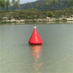 施工锥形警示标志浮标 直径700900聚乙烯材质塑料警戒浮漂天蔚科技