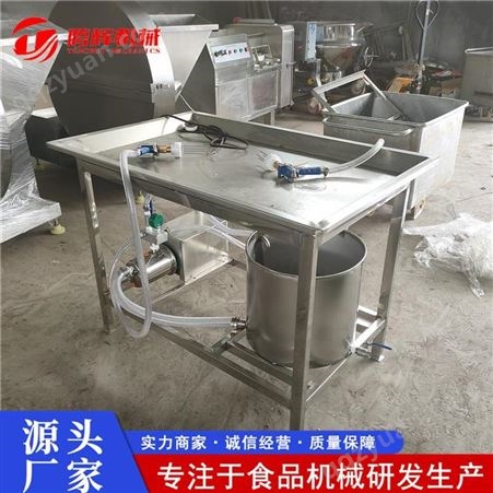 腾辉鲅鱼平台注射机 鱼类淀粉注射机 鱼肉嫩化设备手动打肉机