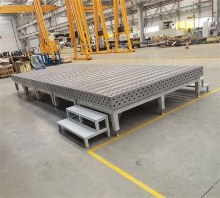 生产铸铁三维柔性焊接平台机器人定位组合工装夹具多孔工作台