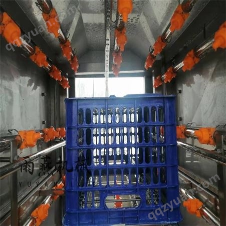 隧道式洗筐机 食品厂周转筐清洗机 雨燕 全自动洗箱机