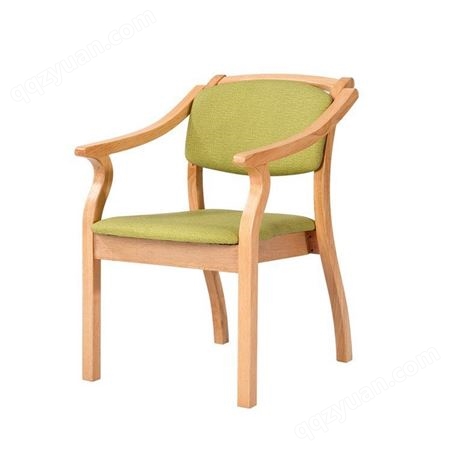 中匠福适老化家具适老化桌椅弯曲扶手椅养老院餐椅适老椅