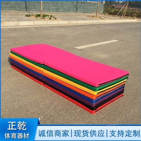 各种规格各种尺寸帆布绿色海绵垫子 体操垫健美健身 跳高垫 瑜伽垫