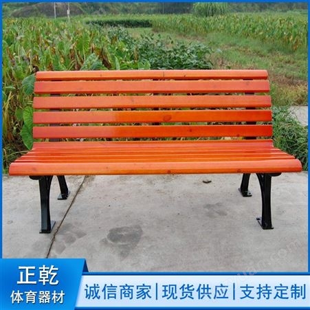实木户外休闲椅 室外长条凳 防腐实木休闲椅 按需生产