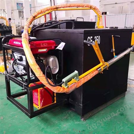 自动加热60升沥青灌缝机牵引式350升路面养护补缝机械设备