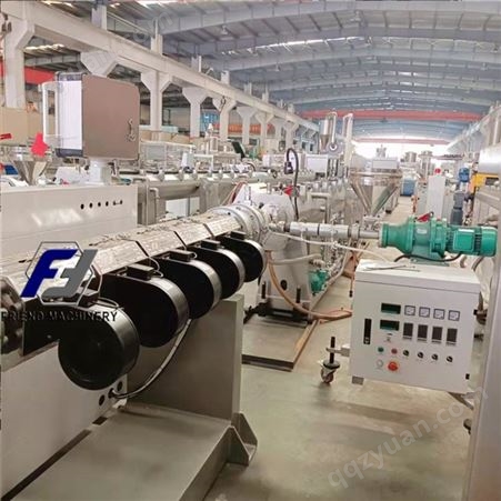 张家港PE挤出生产线 厂家批发塑料管材挤出机生产线 pe管材生产线