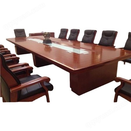 会议桌长桌大型椭圆形接待桌培训桌办公椅子会议室桌椅组合洽谈桌