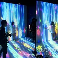 沉浸式互动光影艺术展国庆中秋暖场道具 墙面投影互动多款场景可选 全息投影