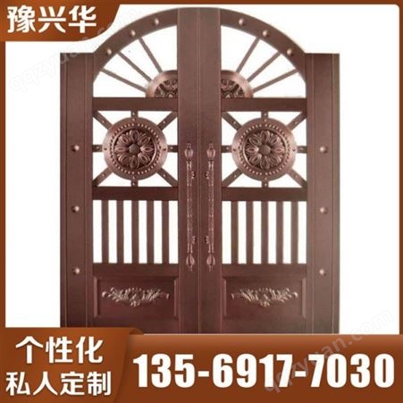西安欧式铜门  入户铜门  款式多样