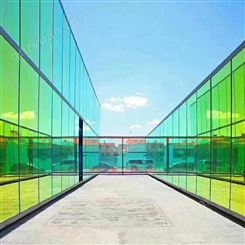 七彩玻璃 格美特彩色炫彩玻璃 广东工程钢化夹胶玻璃 艺术外墙玻璃装饰 镀膜玻璃 烤漆玻璃
